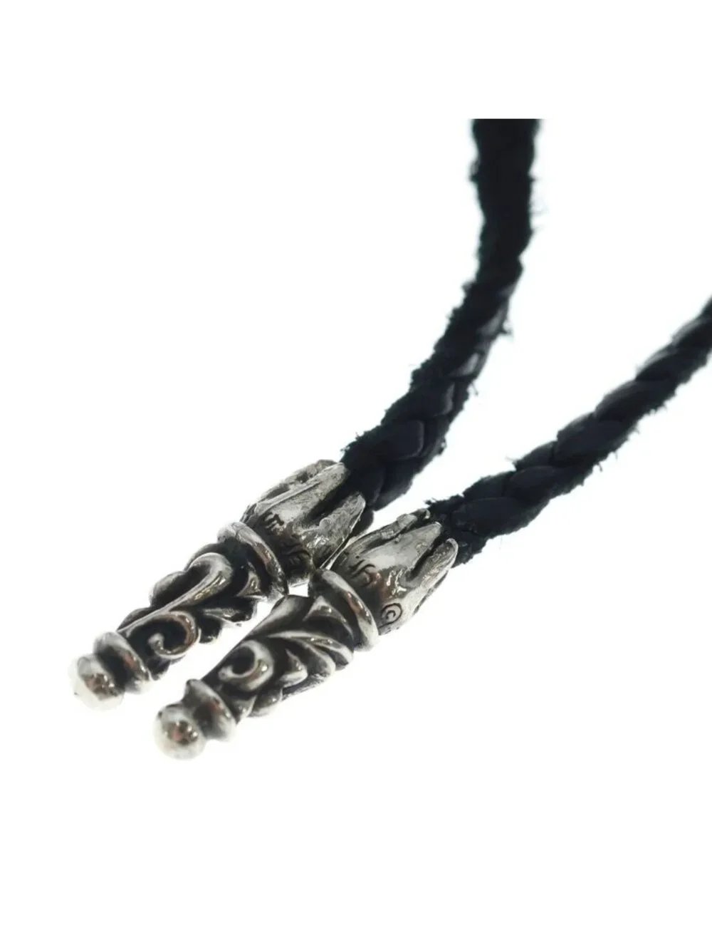 Chrome Hearts Ewlp Sbtband Motif Eyewear Loop Leather Braid Sbt Band Ring